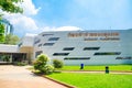 The facade building of Bangkok planetarium is the oldest planetarium in Thailand and Southeast Asia. It is located on Sukhumvit Rd